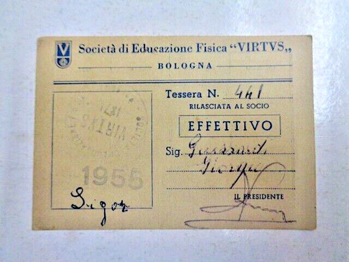 Tessera societa educazione - tessera, societa'