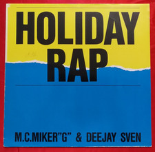 MC MIKER G - HOLIDAY RAP (COVER MADONNA) 12" MAXI SINGLE 45 RPM DISCO ANNI 80