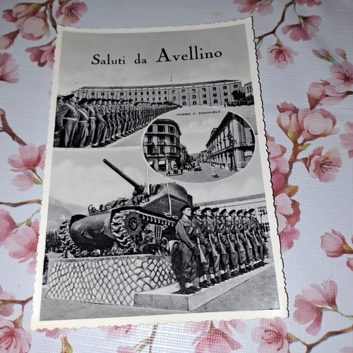 Cartolina avellino truppe - avellino,
