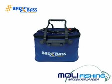 BAD BASS BUCKET STORAGE BOX PORTA VIVO E PESCATO PESCA SURF CASTING 26 LITRI NEW
