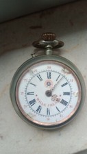 OROLOGIO ROSKOPF TASCHINO CASSA BRUNITA QUADRANTE PORCELLANA ANTICO VINTAGE 