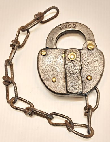Nycs railroad lock 1963 - rr,