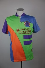 DIADORA MAGLIA CICLISMO UOMO TG. M MAN CYCLING BIKE T-SHIRT SPORT VINTAGE LOGO