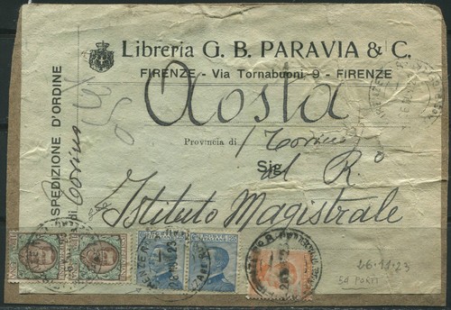 1923 fronte piego libri - 1923,