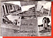 CARTOLINA DECIMOMANNU B/N  NON