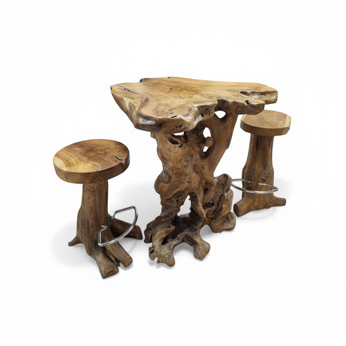 Bartisch teak wurzelholz - bartisch,
