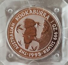 AUSTRALIA  - 1 DOLLARO ARGENTO ( SILVER DOLLAR ) KOOKABURRA ANNO 1993 - 1 OZ 999