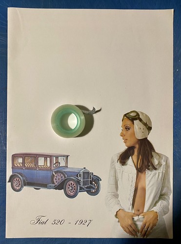 Rara pubblicità fiat 520 - fiat, 1927