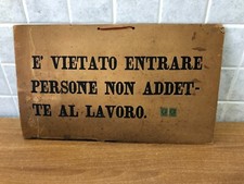 REGNO D'ITALIA CARTELLO INSEGNA MARCA DA BOLLO ORARI TRENO MILANO-COMO STAZIONE?