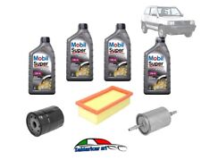 KIT TAGLIANDO 3 FILTRI FIAT PANDA 141 4X4 1100 DAL 1991-> OLIO MOBIL SUPER 10W40