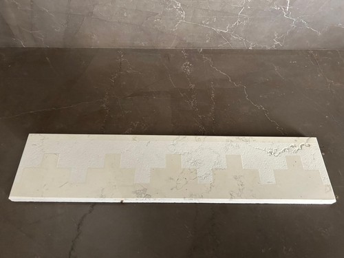 Listello greca marmo bianco - in,