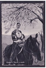 Cartolina Costume di Nuoro a Cavallo VB260