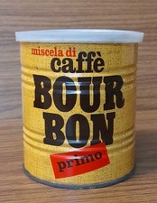 Caffe Bour Bon Primo, Con Coperchio Originale Latta 200 Gr. Vintage Anni 70.
