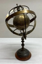 Mappamondo Natico in ottone