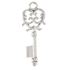 Decorazione x bomboniera 18 ciondolo chiave compleanno comunione matrimonio