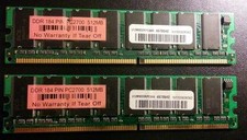 2 x 512 MB DDR184 PIN PC2700