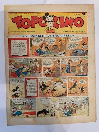 Topolino giornale 148 anno - topolino,