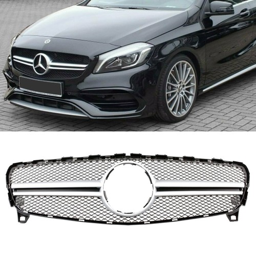 Griglia argento per mercedes - griglia,