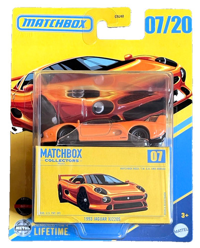 Matchbox 1993 jaguar xj220s - jaguar,