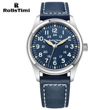 🔝 Rools by PAGANI DESIGN Field Pilot Ø41 Blu Quarzo Seiko PC21TMI orologio uomo