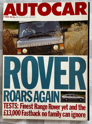 Autocar august 1988 rover - 31,