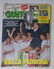 76977 Guerin Sportivo 1990 a. LXXVIII n. 22 - Milan Campione d' Europa + Poster