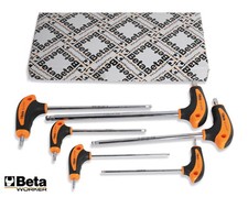 SERIE SET 6 CHIAVINI CHIAVI MASCHIO ESAGONALI CON IMPUGNATURA A T BETA WORKER