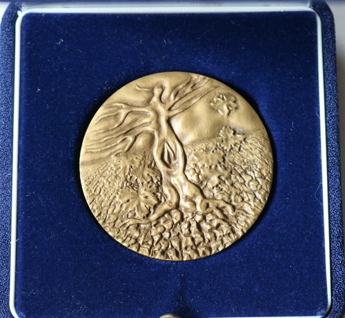 Medaglia bronzo autunno opus - medaglia,