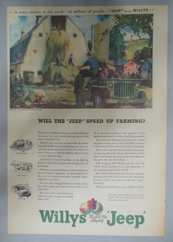 Pubblicità auto willys - pubblicità,