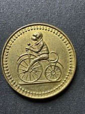 Gettone Token Jeton Spiel Marke. Velocipede.