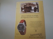 advertising Pubblicità 1993 OROLOGIO EBERHARD TAZIO NUVOLARI