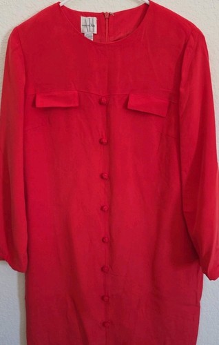 Abito rosso seta august hale - abito,
