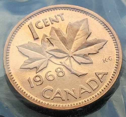 1968 canada one - one, proof