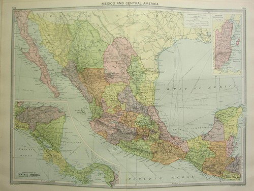 1920 grande mappa messico - ~,