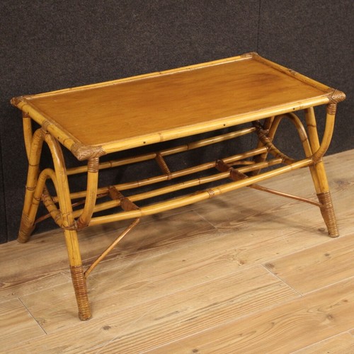 Tavolino design legno bambù