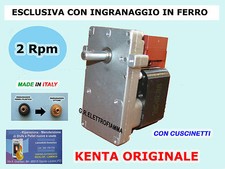 MOTORIDUTTORE MOTORE STUFA PELLET KENTA  K 911  - 2 RPM - 230V  28W  INGR FERRO 