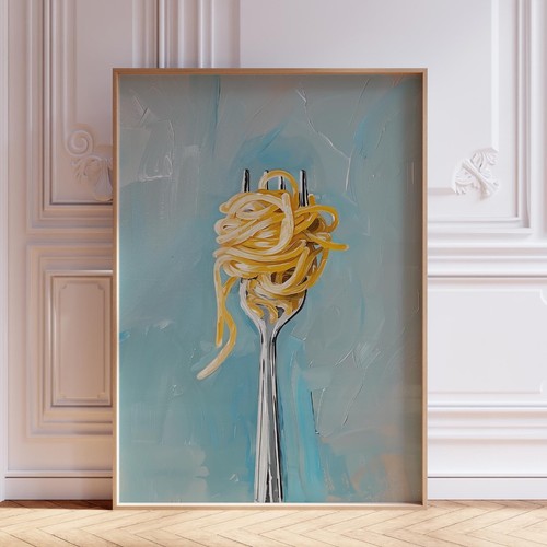 Spaghetti blu pasta - , su