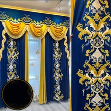 Tenda oscurante tessuto blu