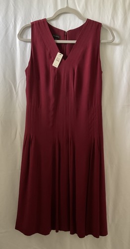 Abito talbots rosso bordeaux - abito,
