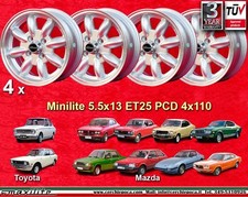 4 Cerchi 5.5x13 ET25 Corolla