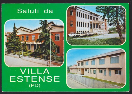 Villa estense padova cartolina - villa,