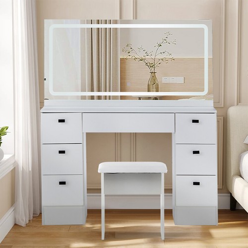 Tavolo trucco bianco con - da,