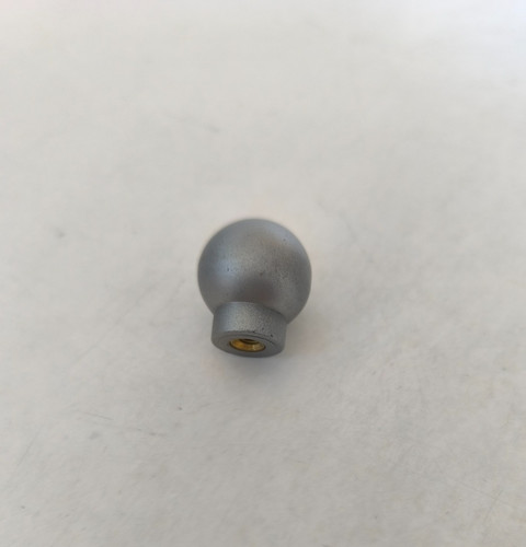 Pomello sfera pvc argento - pomello, in
