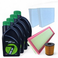 Kit Tagliando Citroen C3 II 1.1 Bi-Fuel 1.4 LPG Benzina Filtri Olio 10W40 Seven