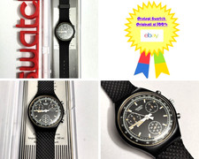 Swatch chrono nuovo nos black - chrono,