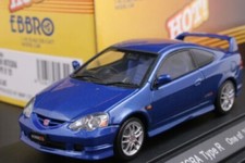 EBBRO 43223 SCALA 1:43 HONDA INTEGRA TYPE R DC5 2001 JDM MODELLINO AUTO PRESSOFUSO BLU