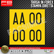 TARGA Moto Enduro Epoca