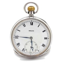 Orologio Tasca Rolex Argento Doppia Cassa