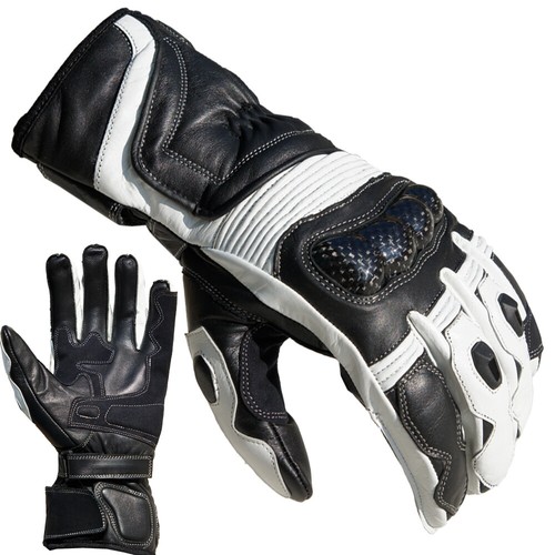 Guanti moto racing pelle