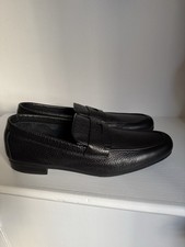 Mocassini John Lobb in pelle con punta di mandorla UK 9